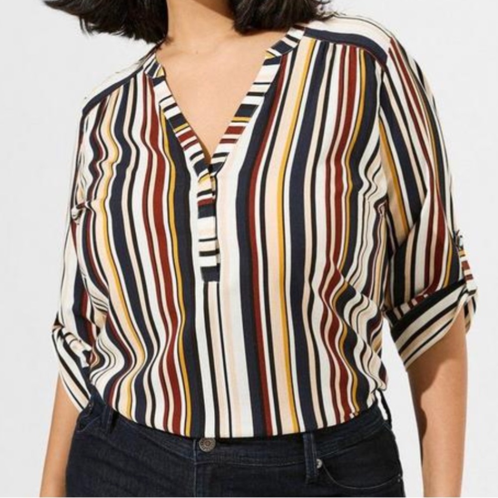 Torrid Harper 3/4 sleeve top
